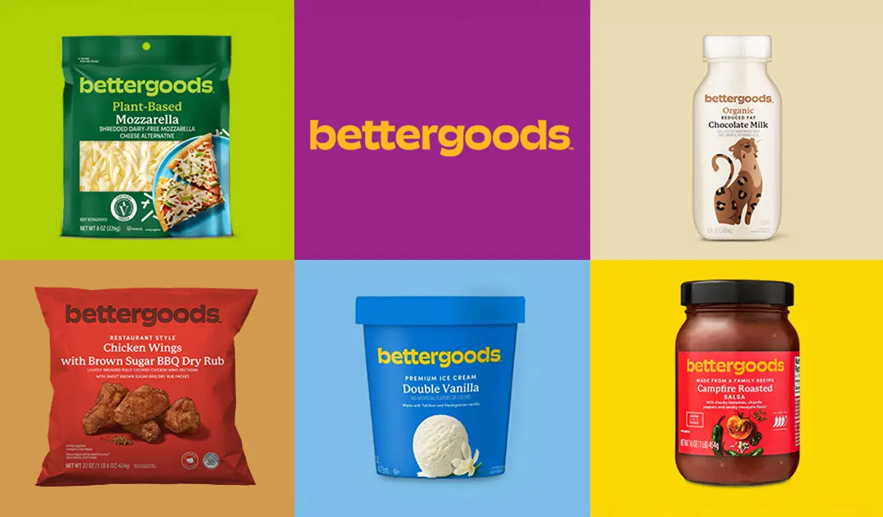 Example of some CPG Brands, bettergoods by Walmart