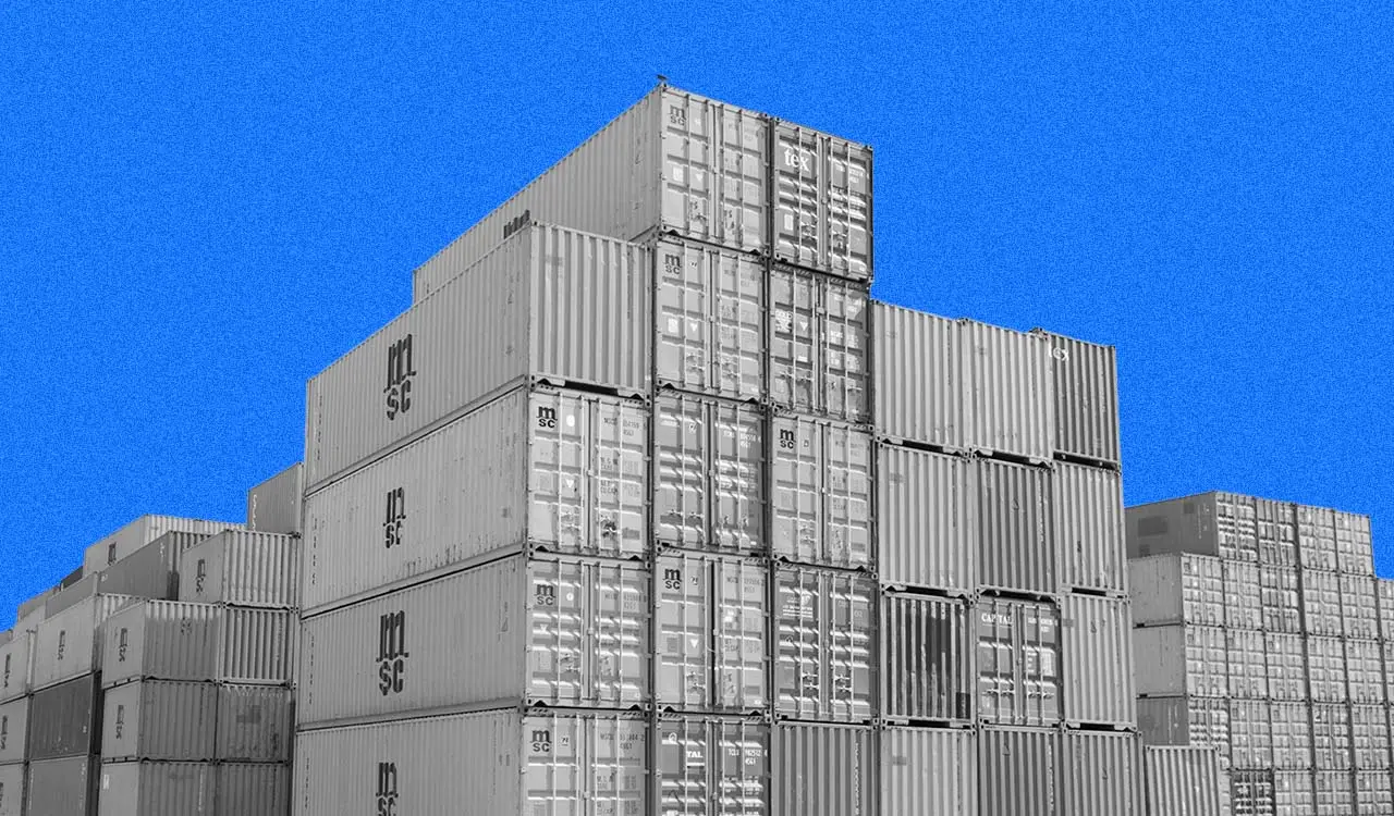 Image of shipping containers