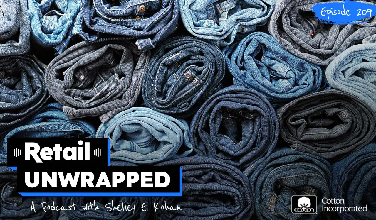 pile of rolled up jeans