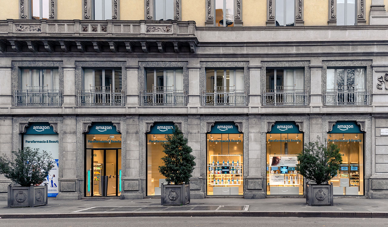 Amazon Beauty Store in Milan